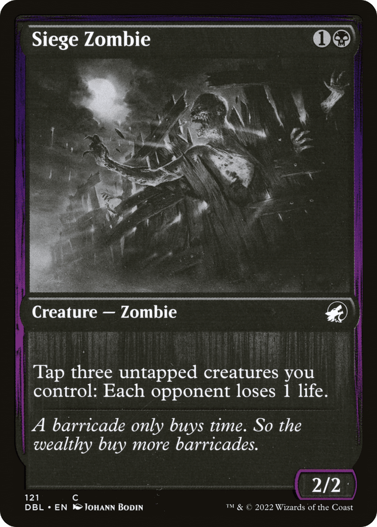 Siege Zombie [Innistrad: Double Feature]