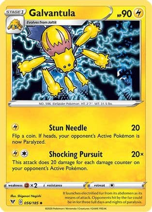 Galvantula 056/185 - SWSH04 Vivid Voltage Reverse Holofoil