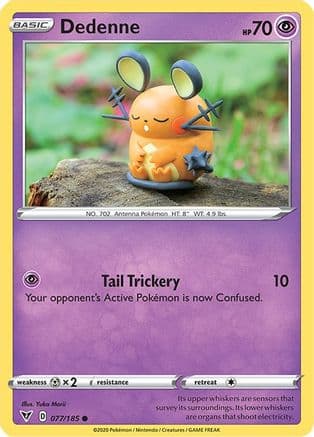 Dedenne 077/185 - SWSH04 Vivid Voltage Reverse Holofoil