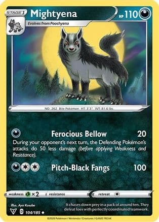 Mightyena 104/185 - SWSH04 Vivid Voltage