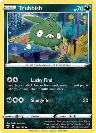 Trubbish 110/185 - SWSH04 Vivid Voltage Reverse Holofoil