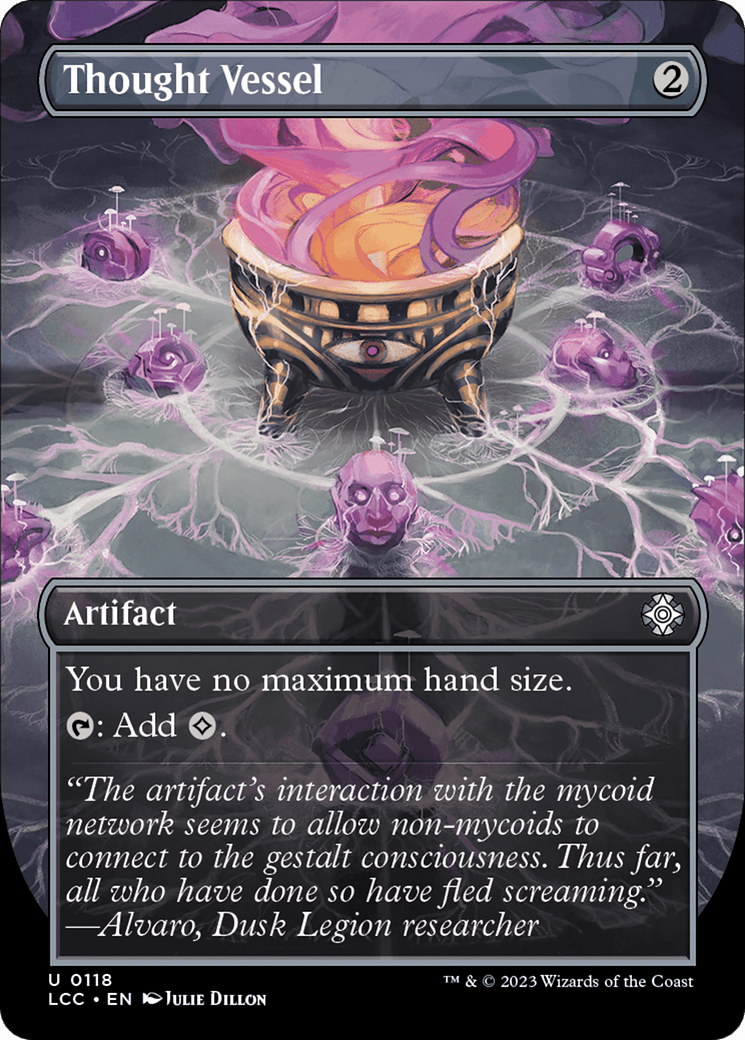 Thought Vessel (Borderless) [The Lost Caverns of Ixalan Commander] Foil