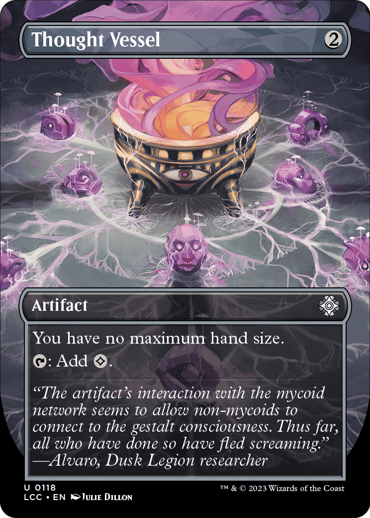 Thought Vessel (Borderless) [The Lost Caverns of Ixalan Commander] Foil