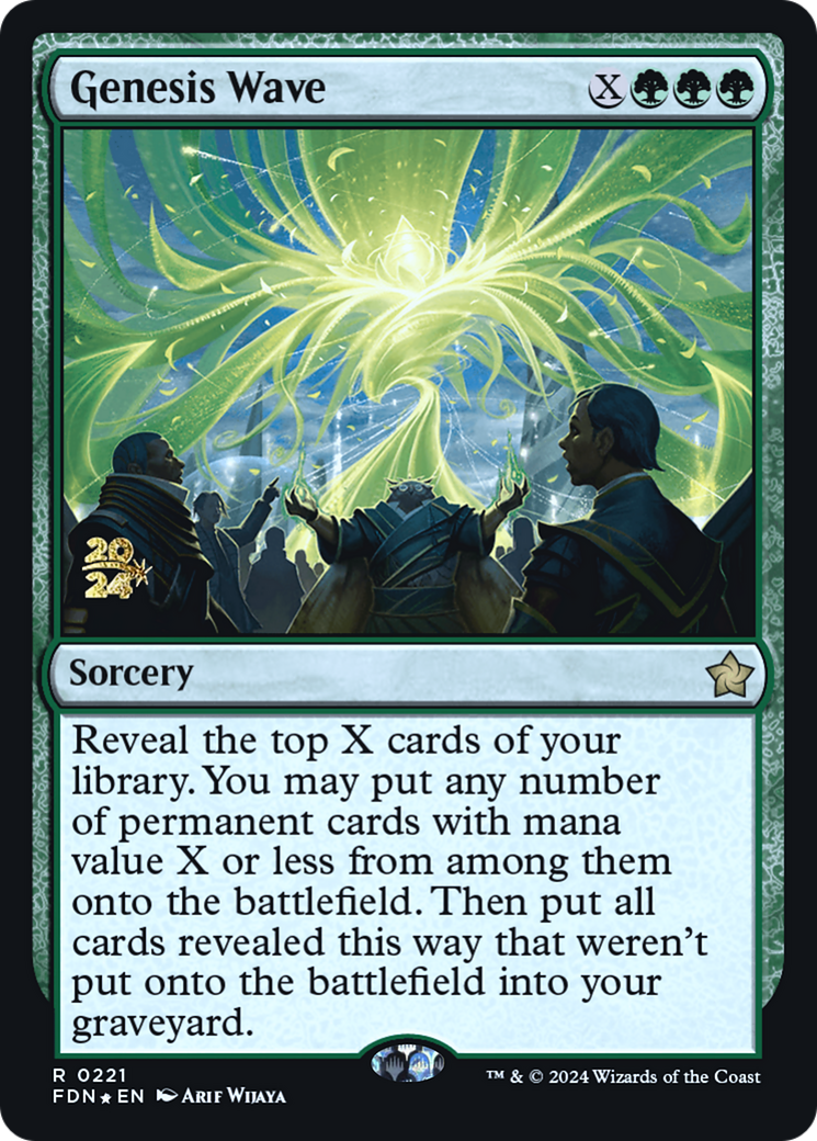 Genesis Wave |  Foil (221) [Prerelease Cards]