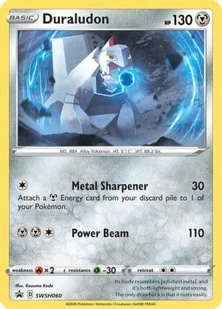 Duraludon SWSH060 SWSH060/307 - SWSH Sword & Shield Promo Cards Holofoil