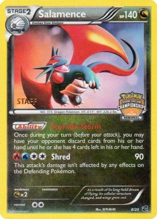 Salamence (Regional Championships) [Staff] 8/20 - League & Championship Cards Reverse Holofoil