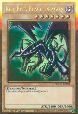 Red-Eyes Black Dragon [MAGO-EN003] Gold Rare