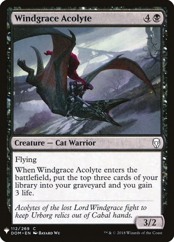 Windgrace Acolyte DOM-112/5075 (The List Reprints) 