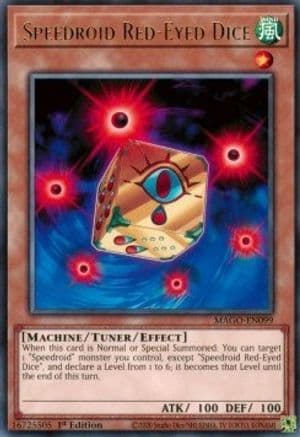 Speedroid Red-Eyed Dice [MAGO-EN099] Rare