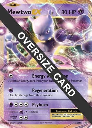 Mewtwo EX 52/108 - Jumbo Cards Holofoil