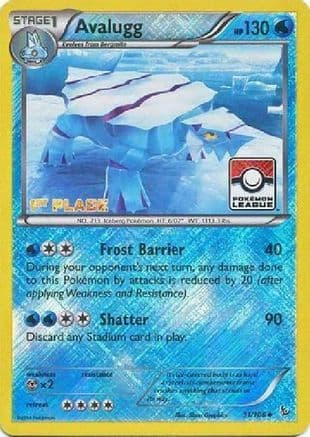 Avalugg - 31/106 (Pokemon League) [1st Place]/106  - Reverse Holofoil League & Championship Cards - Promo