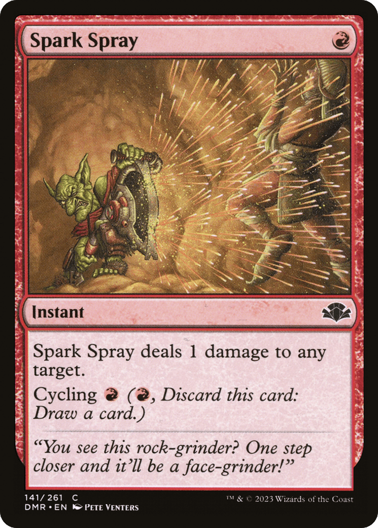 Spark Spray [Dominaria Remastered] Foil