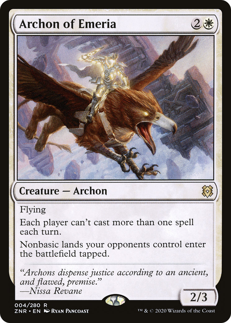 Archon of Emeria [Zendikar Rising] Foil