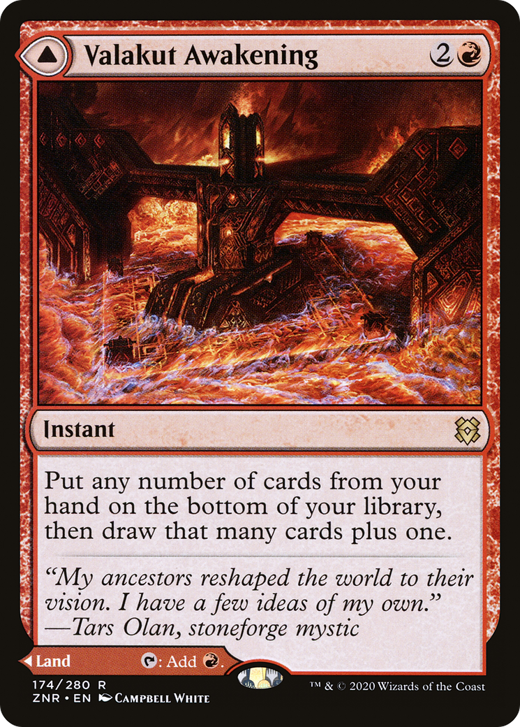 Valakut Awakening // Valakut Stoneforge [Zendikar Rising] Foil