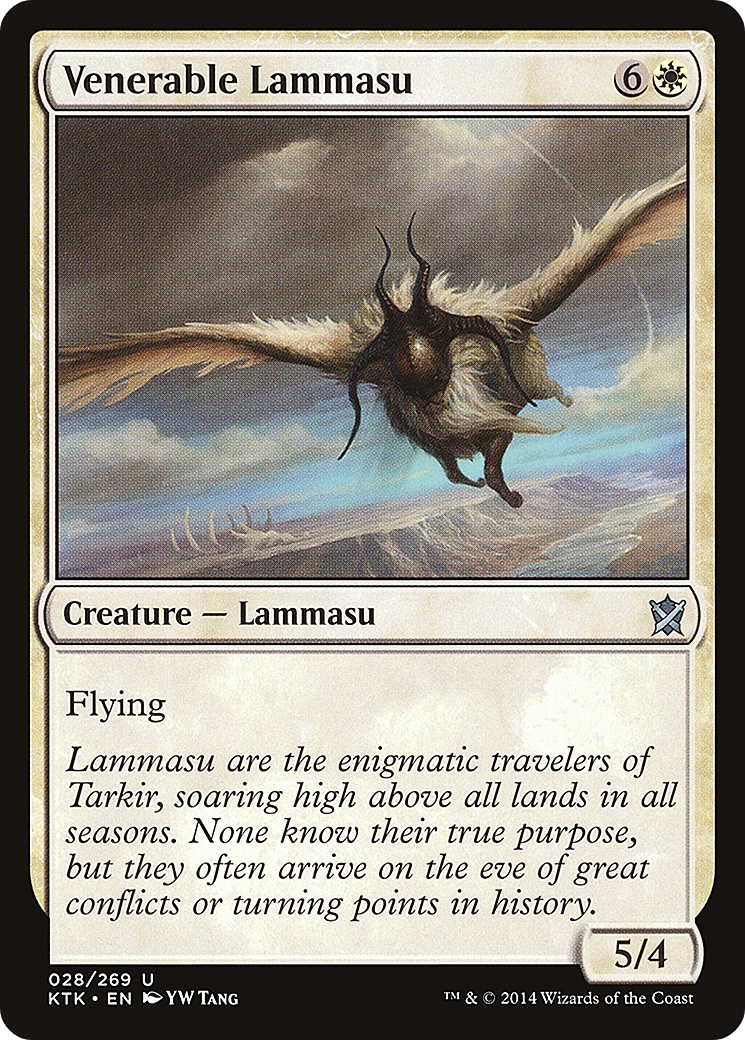 Venerable Lammasu [Khans of Tarkir] Foil