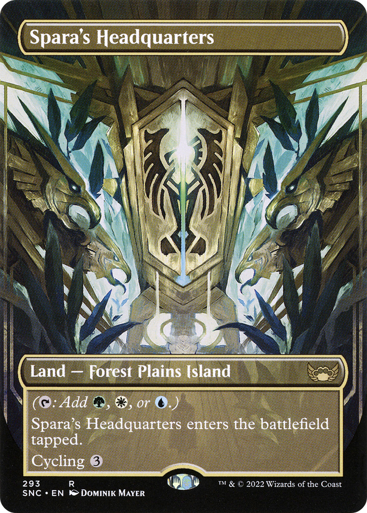 Spara's Headquarters (Borderless Alternate Art) [Streets of New Capenna] Foil