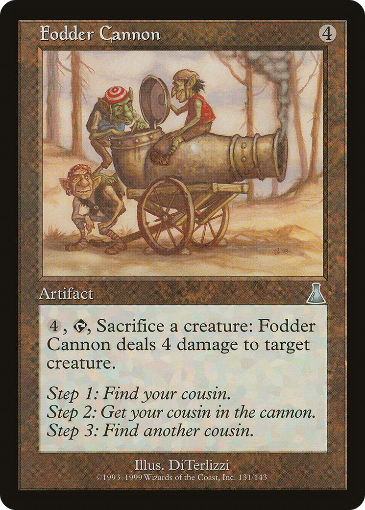Fodder Cannon [Urza's Destiny] Foil