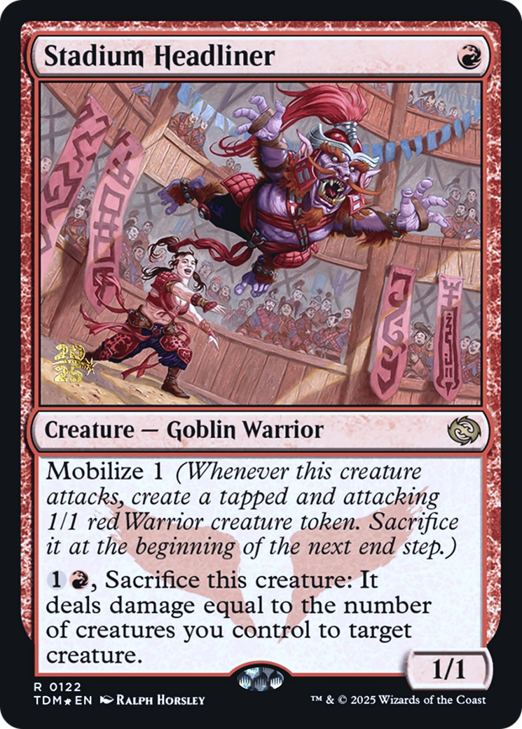 Stadium Headliner (122) [Prerelease Cards]  Foil