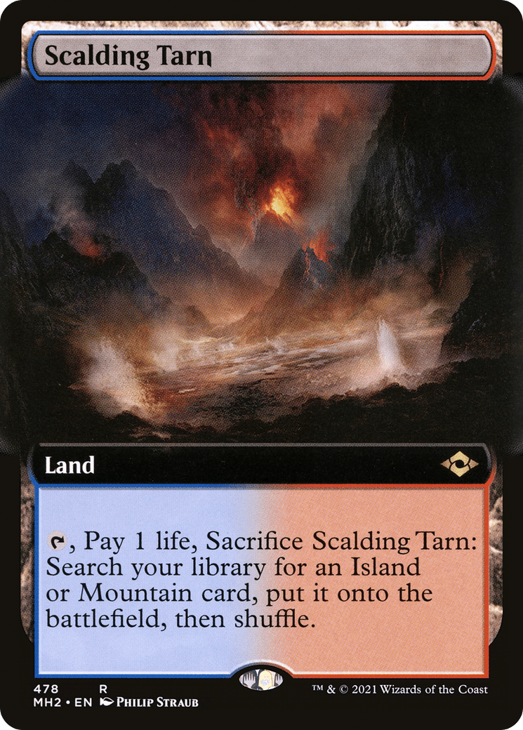 Scalding Tarn (Extended Art) [Modern Horizons 2] Foil