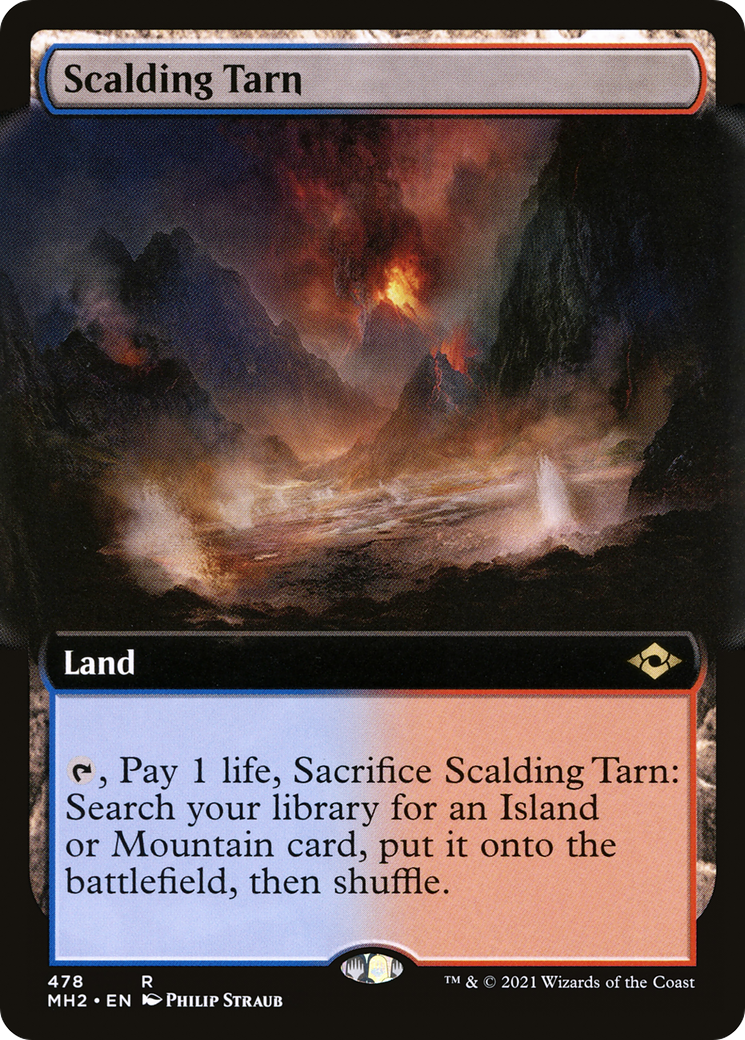 Scalding Tarn (Extended Art) [Modern Horizons 2] Foil