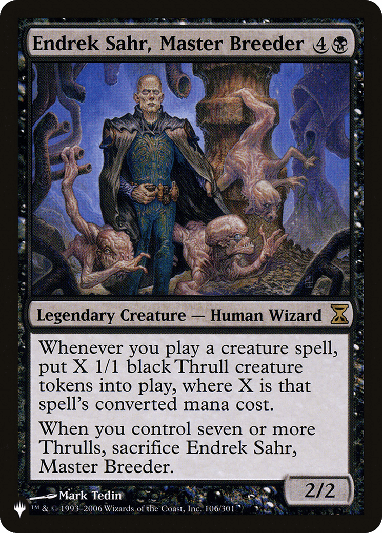 Endrek Sahr, Master Breeder |  (TSP-106) [The List]