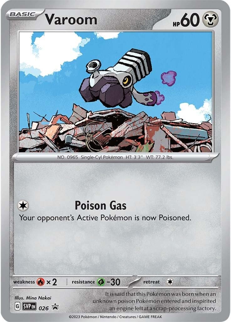 Varoom 026- SV Scarlet & Violet Promo Cards