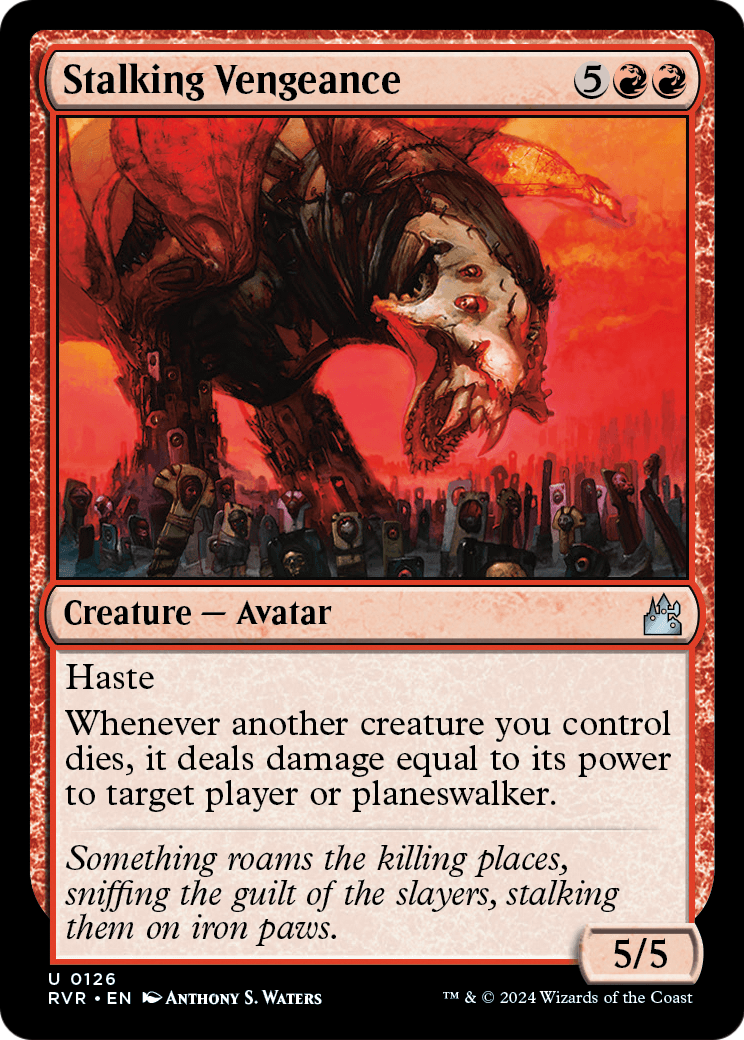 Stalking Vengeance [Ravnica Remastered] Foil