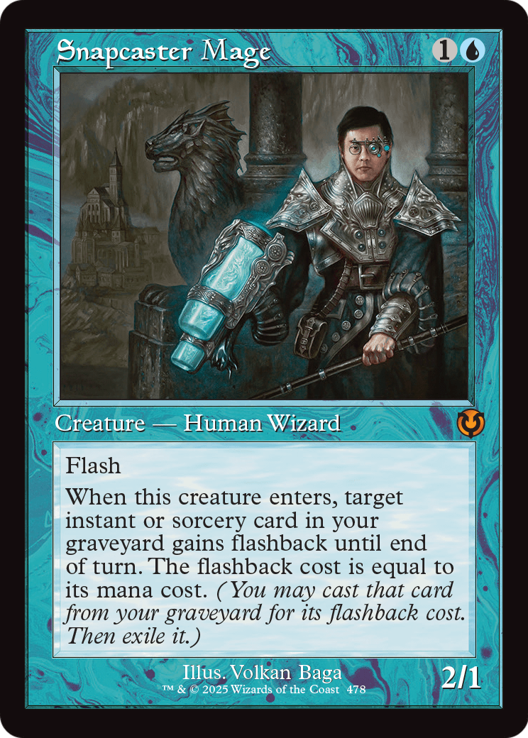 Snapcaster Mage (Retro Frame) (-478) [Innistrad Remastered]