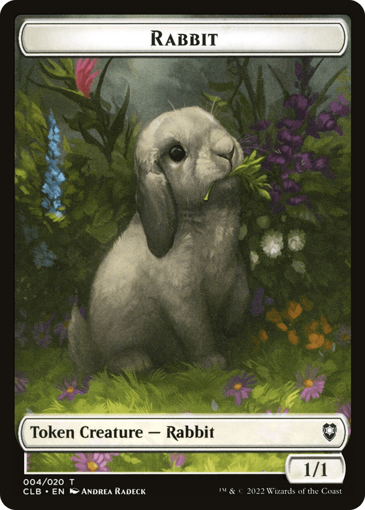 Rabbit (TCLB-004) - Battle for Baldur's Gate Tokens Foil