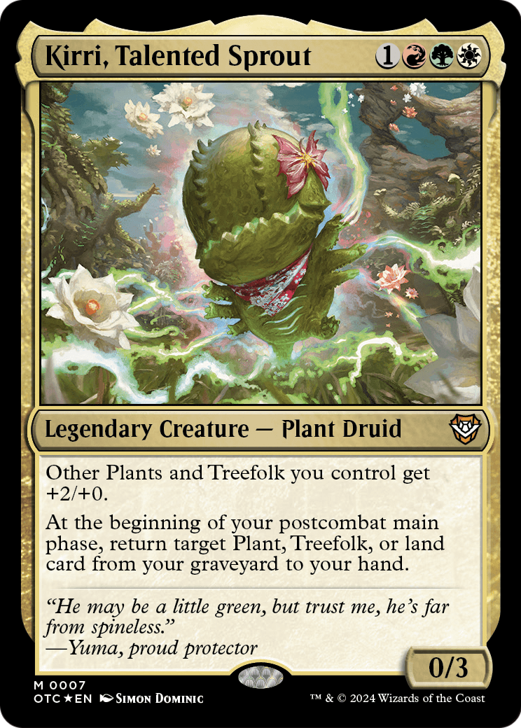 Kirri, Talented Sprout [Outlaws of Thunder Junction Commander]