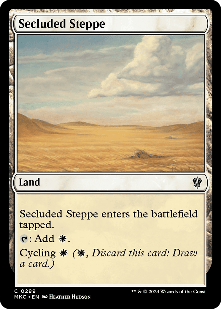 Secluded Steppe [Murders at Karlov Manor Commander]