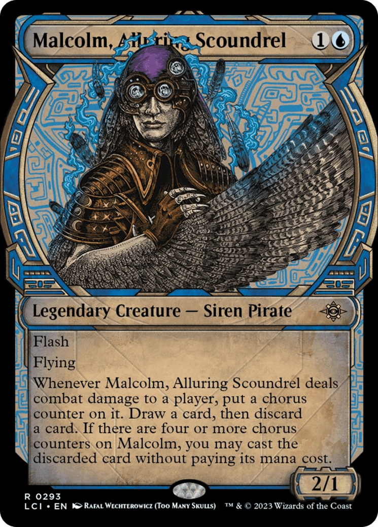 Malcolm, Alluring Scoundrel (Showcase) [The Lost Caverns of Ixalan] Foil