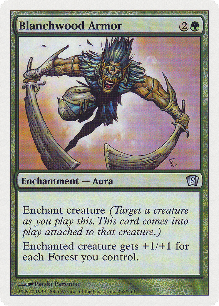 Blanchwood Armor [Ninth Edition] Foil