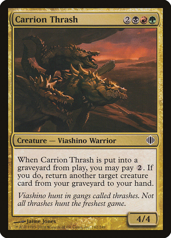 Carrion Thrash 162/249 (Shards of Alara)  - Foil