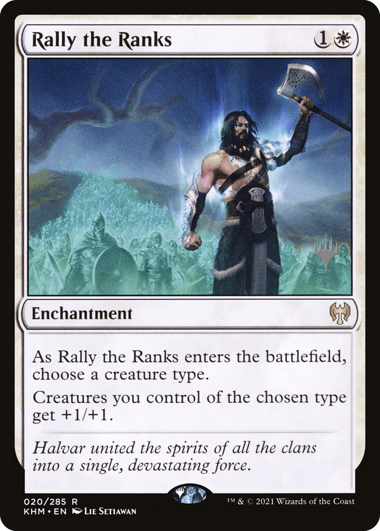 Rally the Ranks (Promo Pack) [Kaldheim Promos] Foil