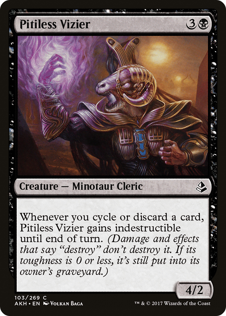 Pitiless Vizier [Amonkhet] Foil
