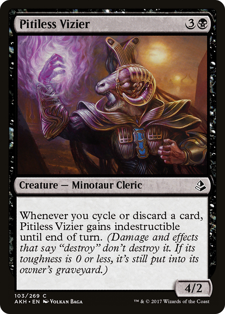 Pitiless Vizier [Amonkhet] Foil