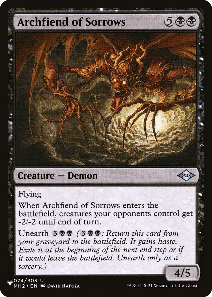 Archfiend of Sorrows |  (MH2-74) [The List]