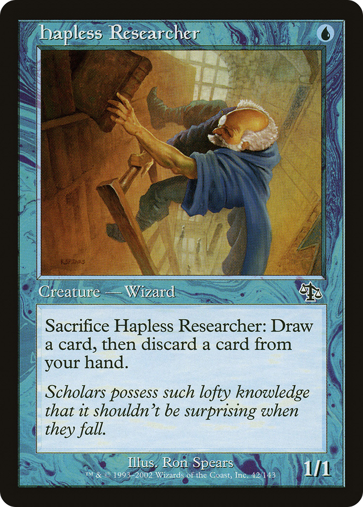 Hapless Researcher [Judgment] Foil