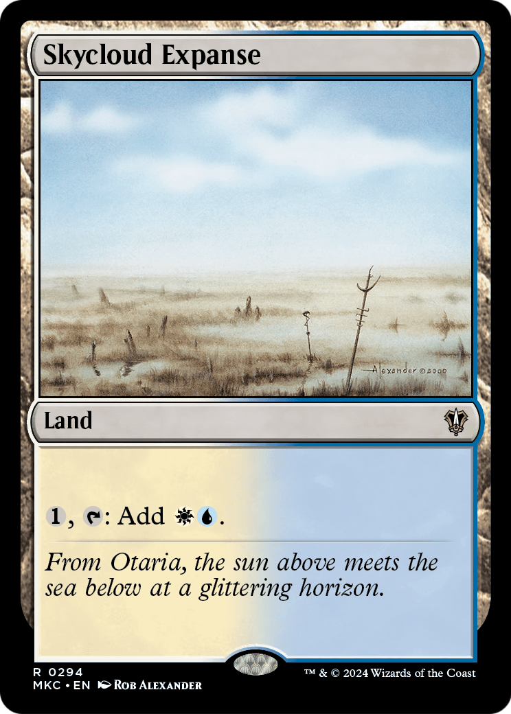 Skycloud Expanse [Murders at Karlov Manor Commander]