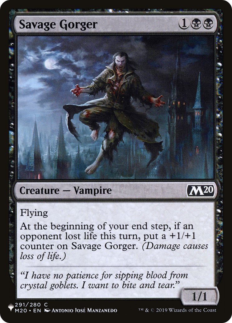 Savage Gorger |  (M20-291) [The List]