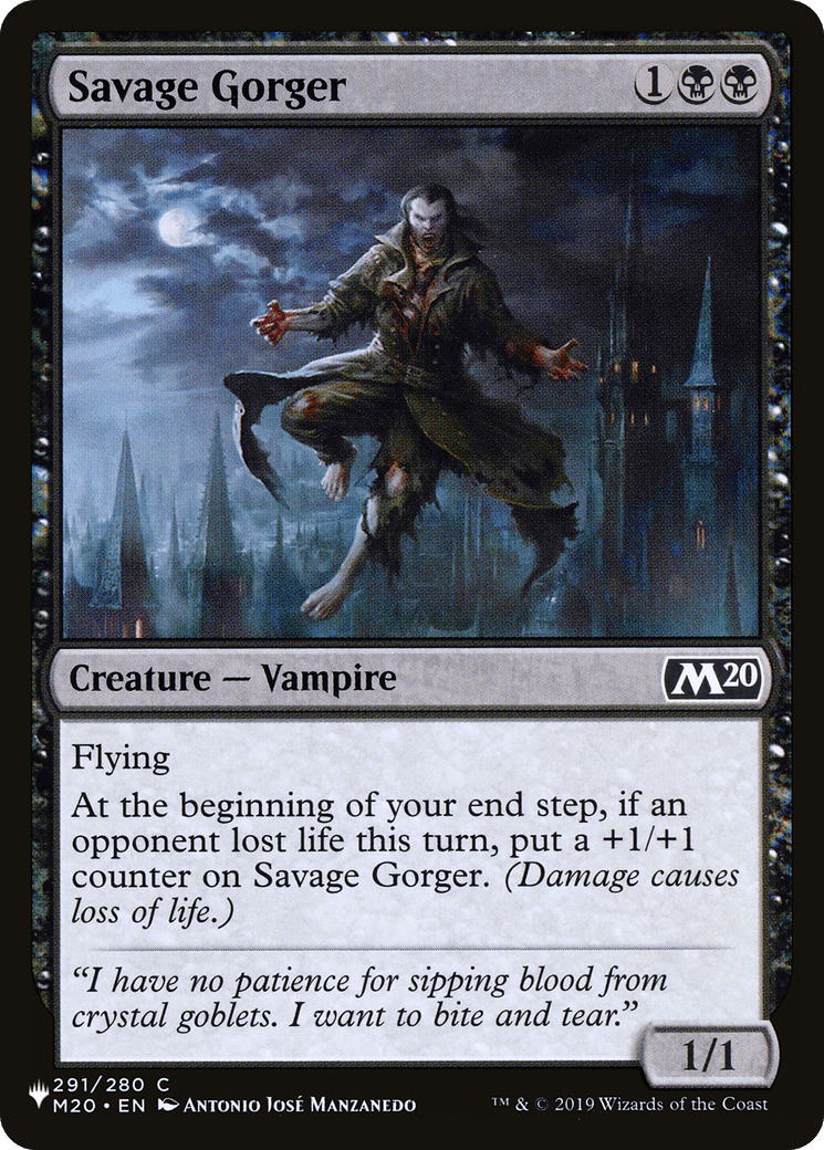 Savage Gorger |  (M20-291) [The List]