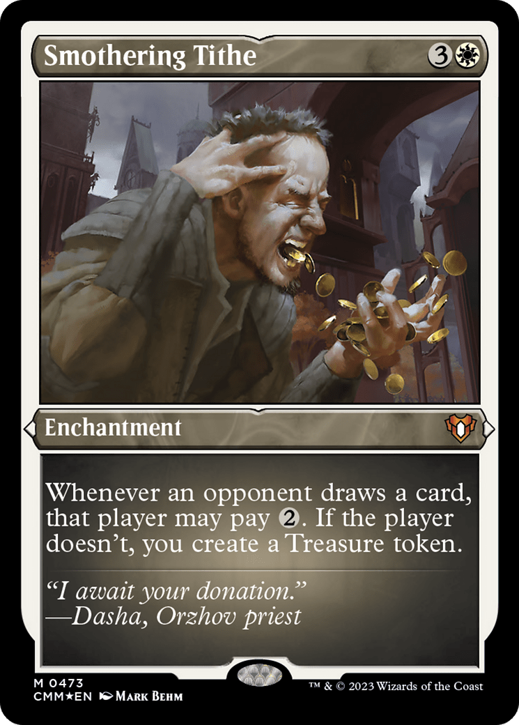 Smothering Tithe (Foil Etched) |  Foil (473) [Commander Masters]