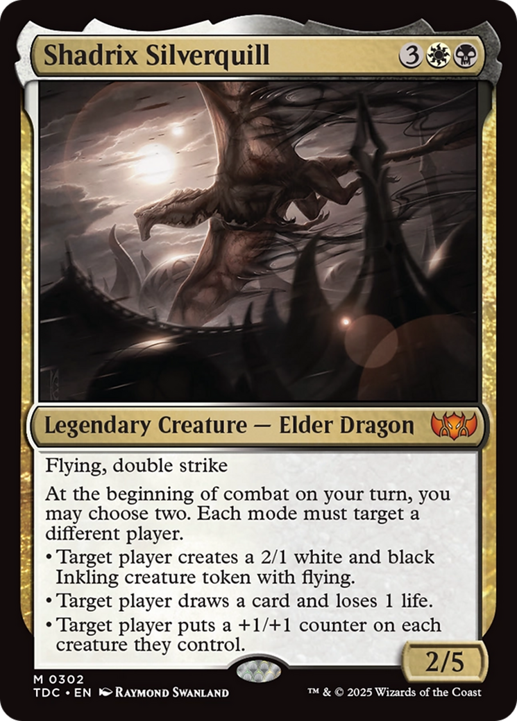 Shadrix Silverquill (302) [Commander: Tarkir: Dragonstorm]