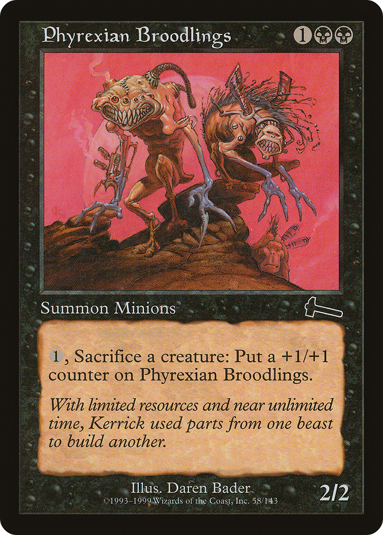 Phyrexian Broodlings [Urza's Legacy] Foil