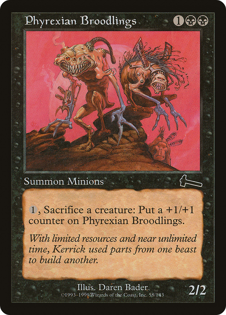 Phyrexian Broodlings [Urza's Legacy] Foil