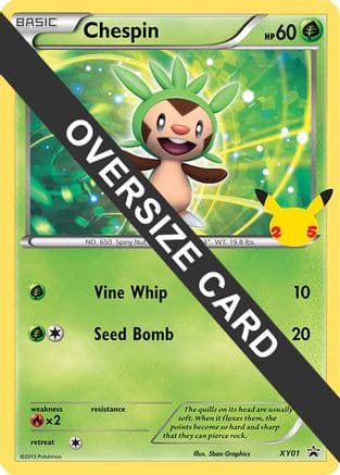 Chespin XY01- First Partner Pack