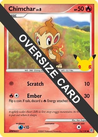 Chimchar 076- First Partner Pack