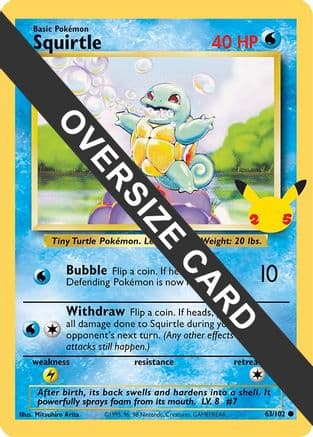 Squirtle 63- First Partner Pack