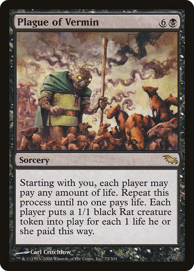 Plague of Vermin [Shadowmoor] Foil